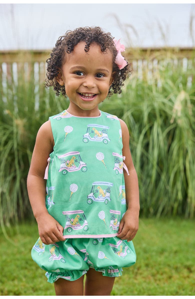 Little English Kids' Printed Lily Bloomer Set, Alternate, color, Paws On Par