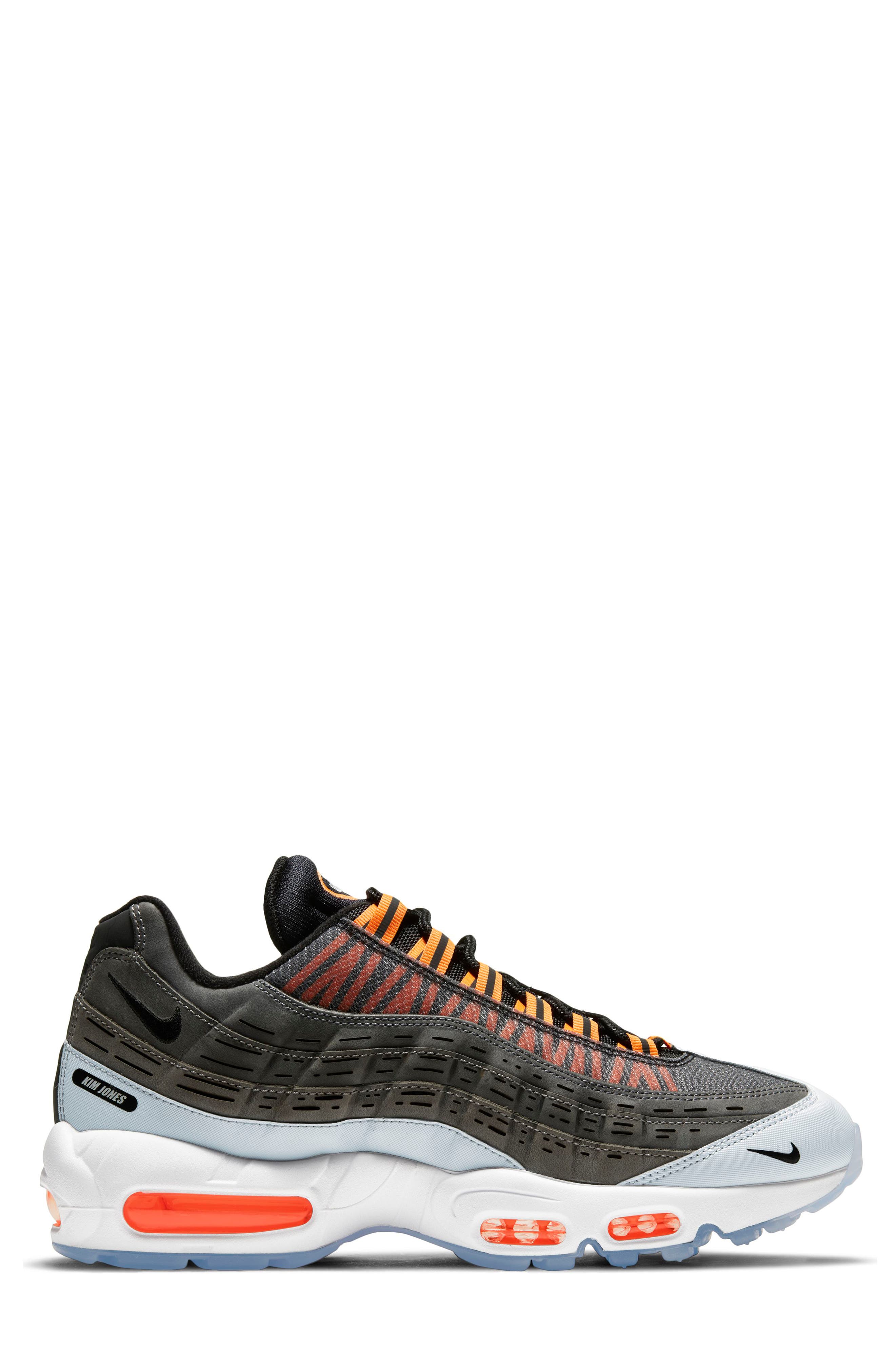 x Kim Jones Total Orange Air Max 95 Sneaker, Alternate, color, BLACK/ TOTAL ORANGE/ DARK GREY