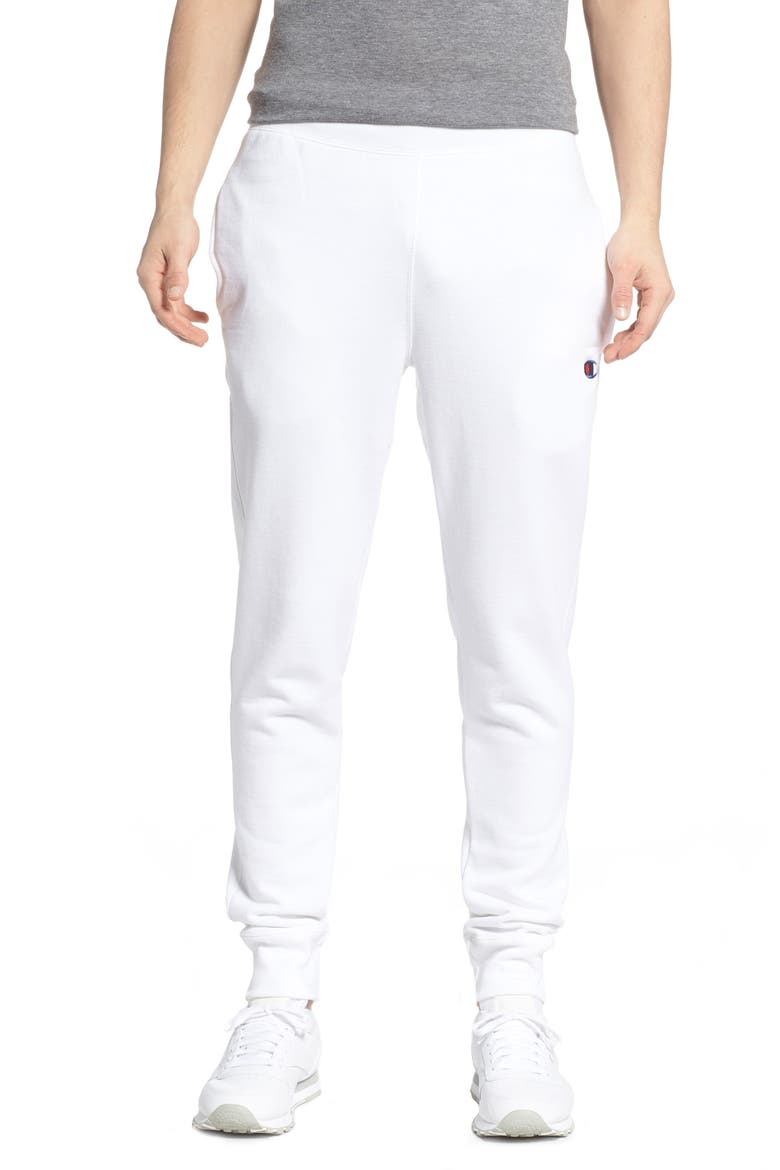 Reverse Weave® Joggers, Main, color, WHITE