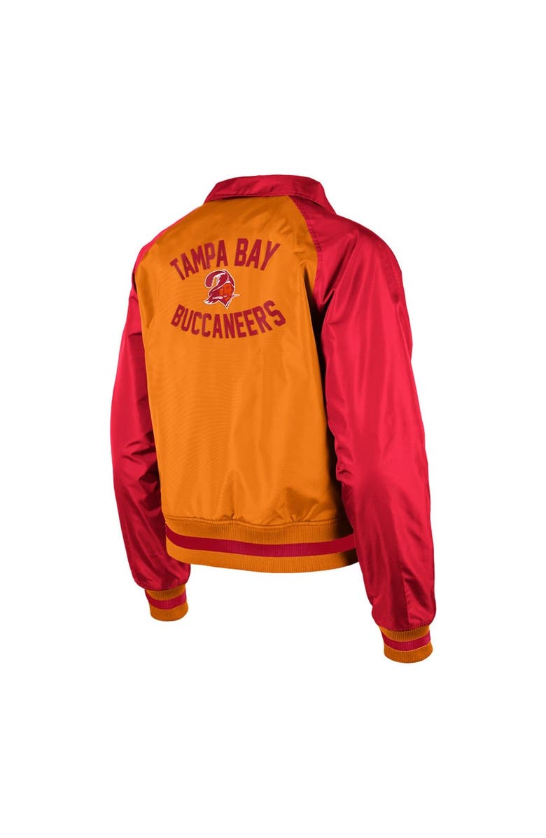 New Era Women's New Era Orange Tampa Bay Buccaneers Coaches Raglan Full-Snap Jacket, Alternate, color, Orange
