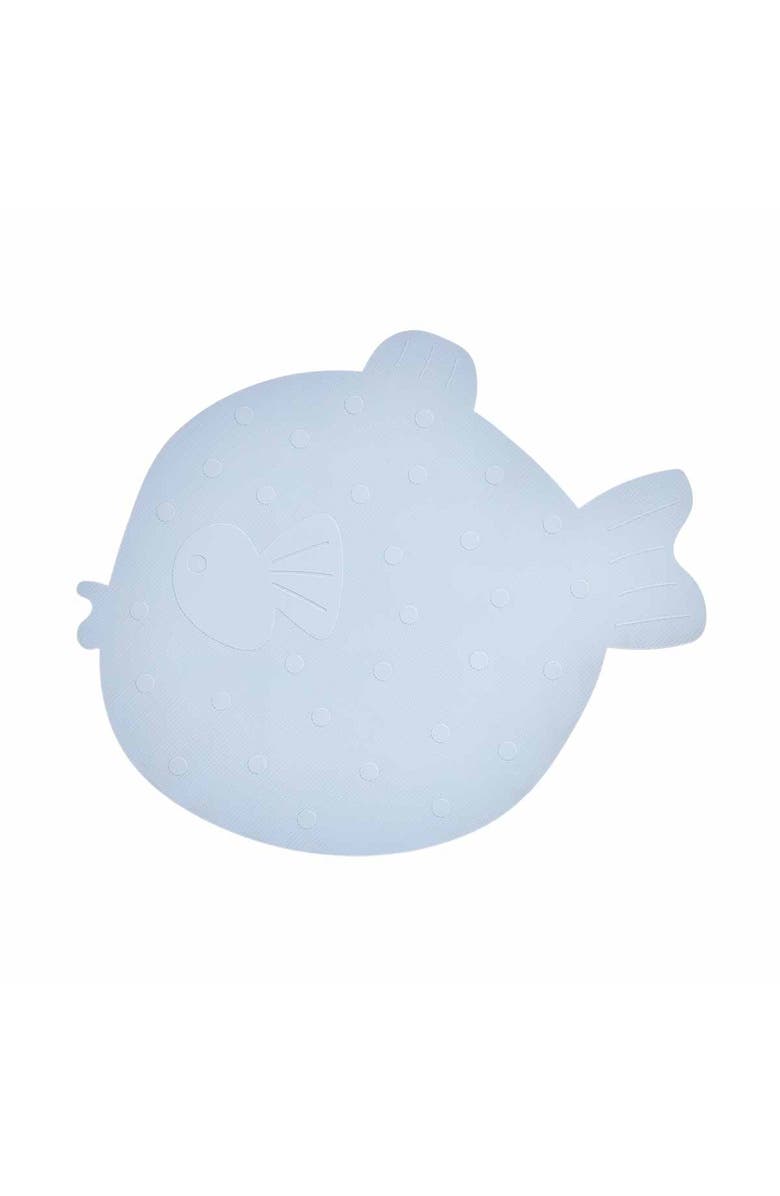 OYOY Little Finn Bath Mat, Main, color, Ice Blue