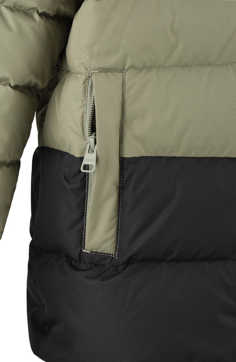 Reima Kids' Amund Down Water Repellent Hooded Jacket, Alternate, color, 