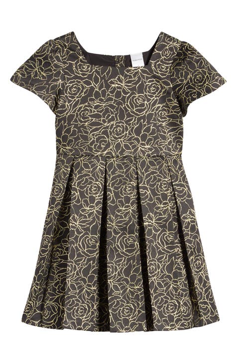 Kids' Matching Family Moments Metallic Jacquard Party Dress (Toddler, Little Kid & Big Kid)