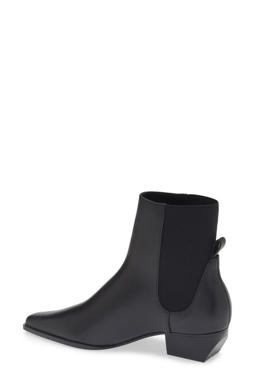 Mango Square Toe Bootie In Black