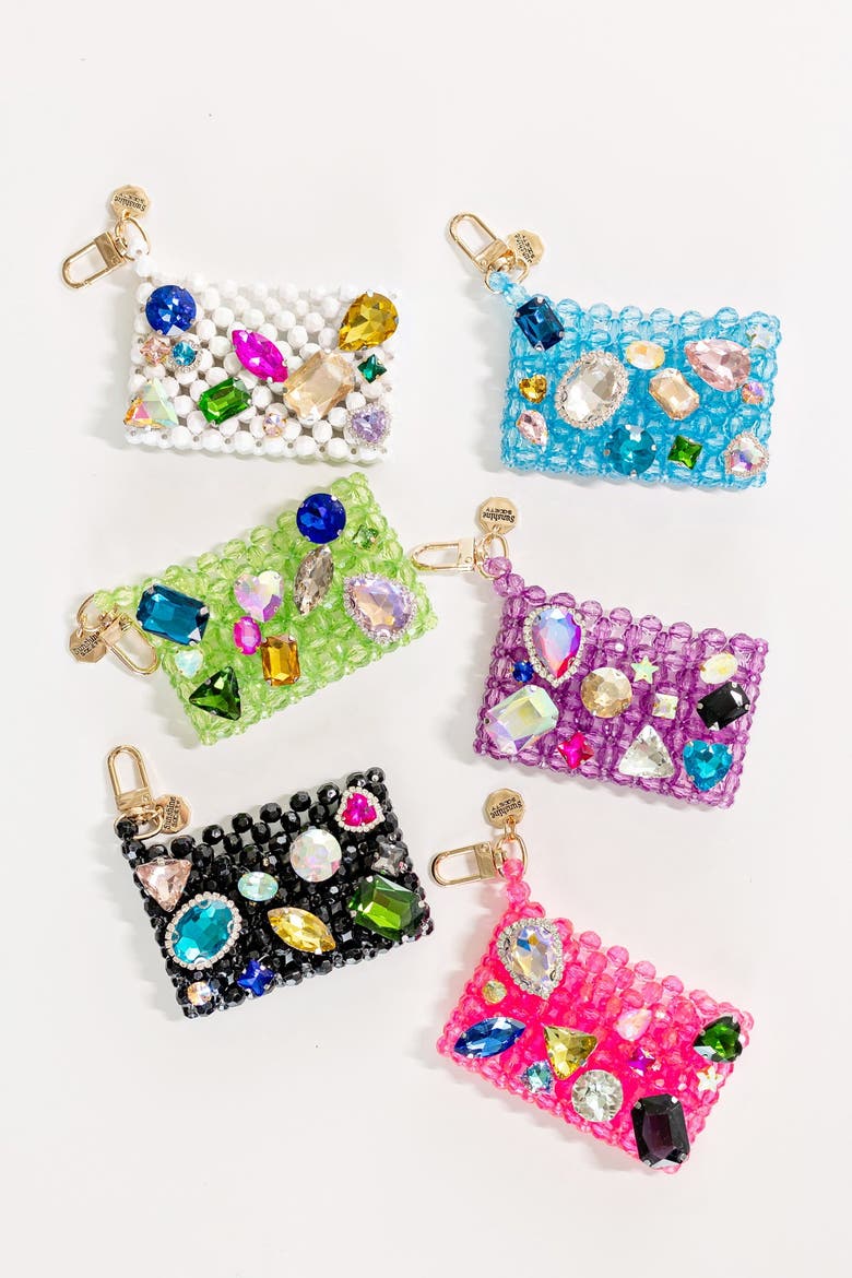 Crown Jewels Cardholder, Alternate, color, Purple