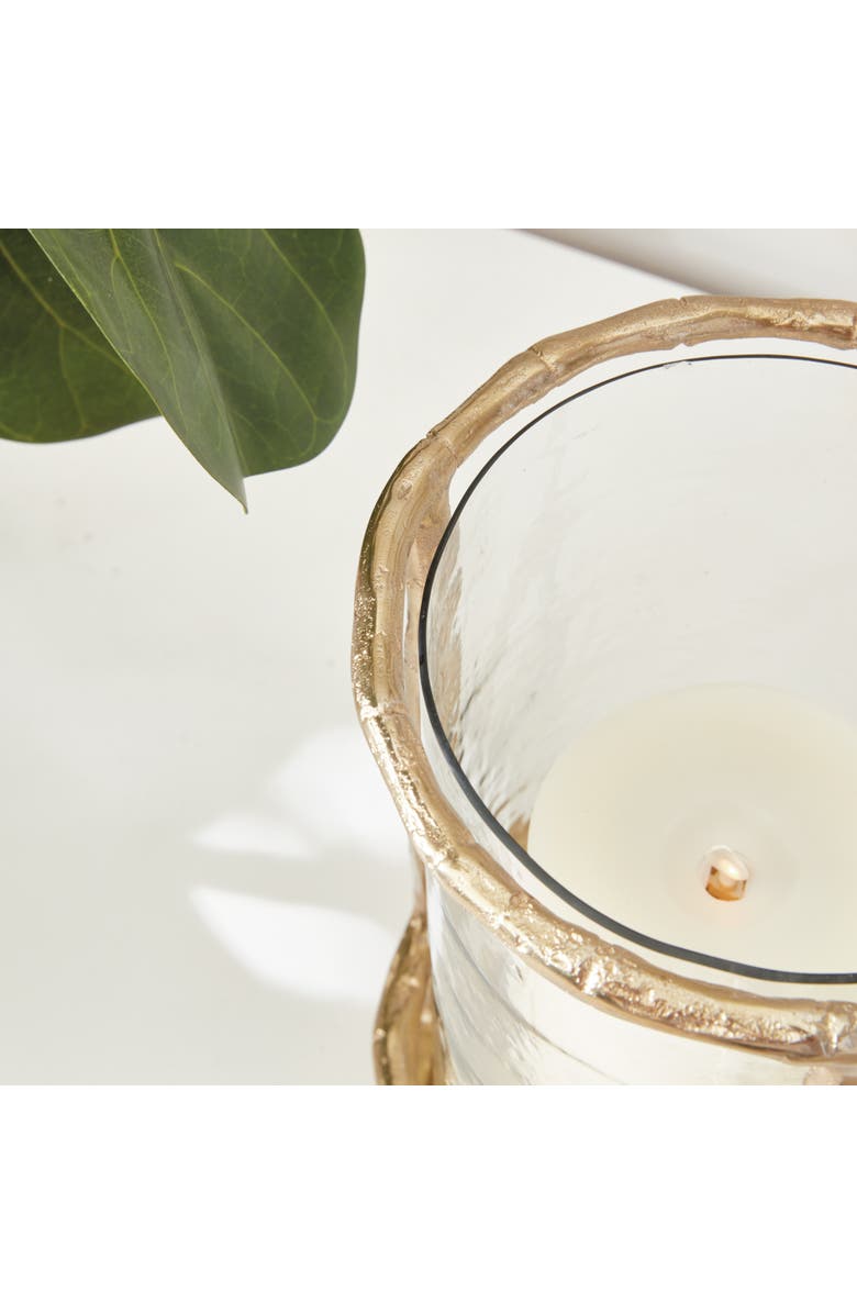 Napa Home & Garden Baldwin Hurricane 10.5", Alternate, color, Gold