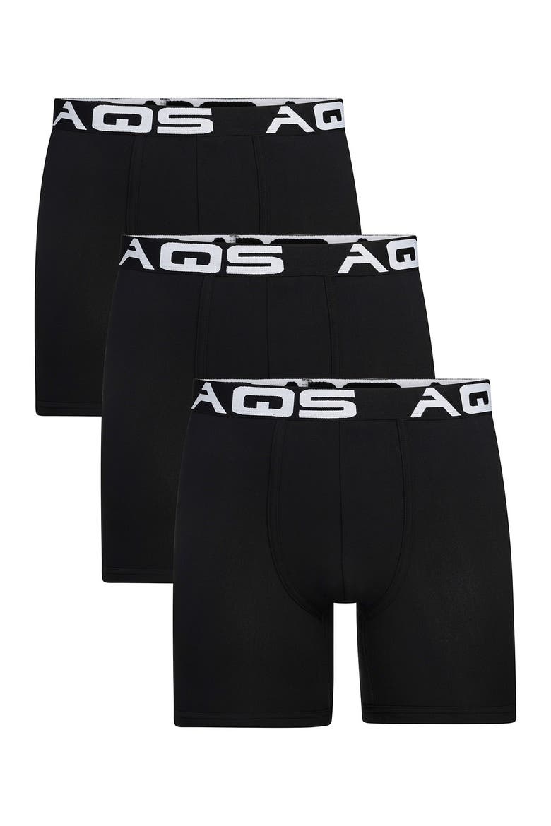 Classic Fit Boxer Briefs - Pack of 3, Main, color, BLACK/BLACK/BLACK