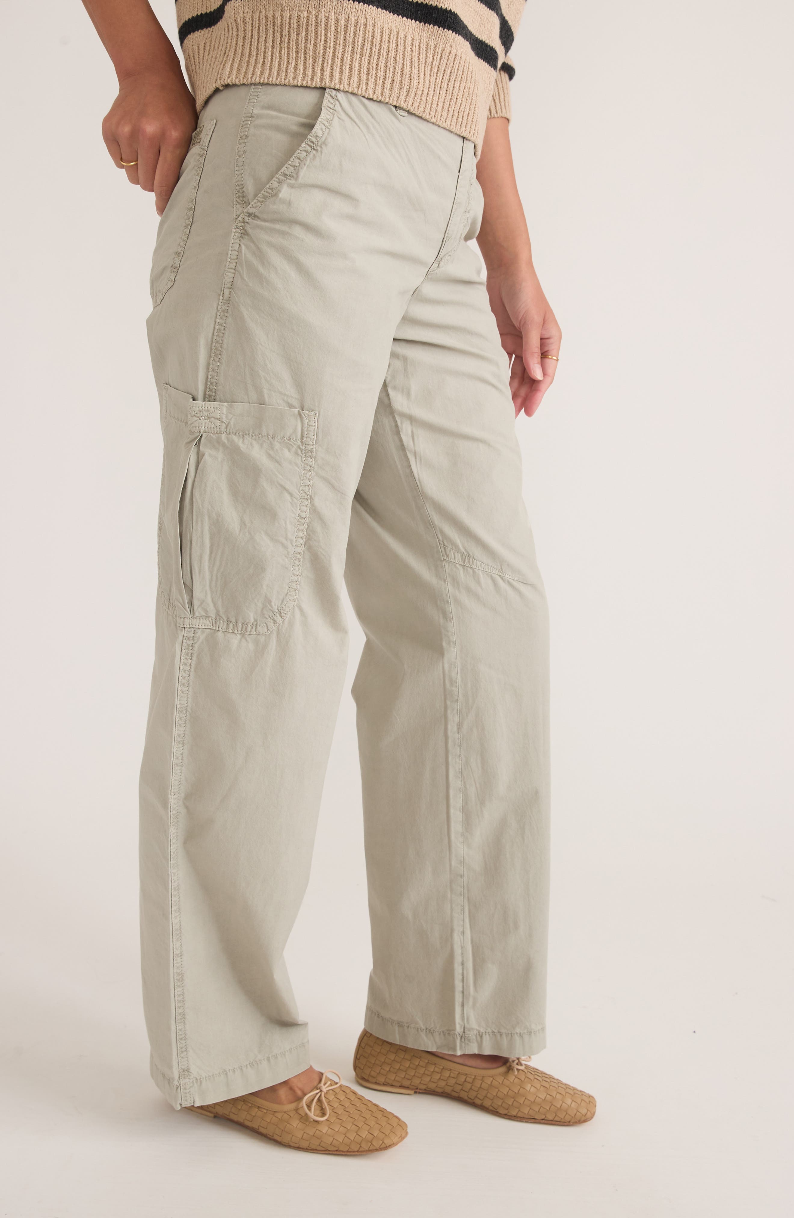 Wide Leg Cargo Pants - image 2
