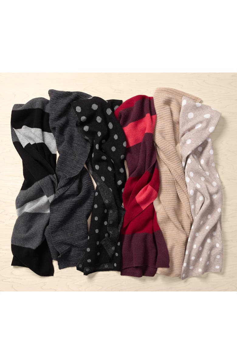 Halogen<sup>®</sup> Colorblock Cashmere Muffler, Alternate, color, 