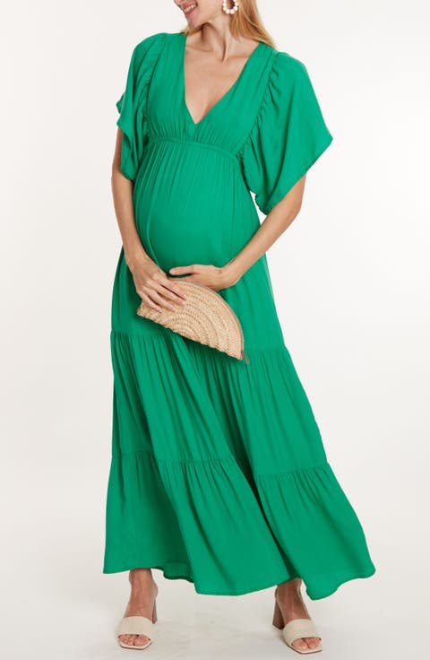 Claudette Maternity maxi dress