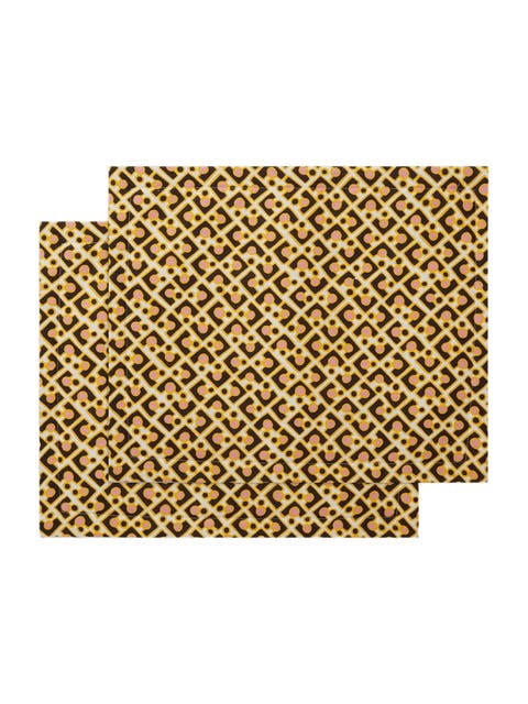 Placemats Set Of 2 (35X45) Puzzle Rosa Pink