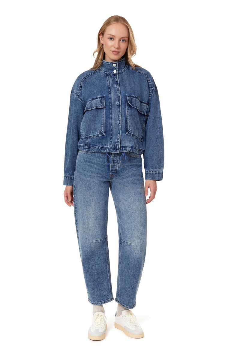 Scotch & Soda Cropped Utility Jacket, Alternate, color, Flatiron
