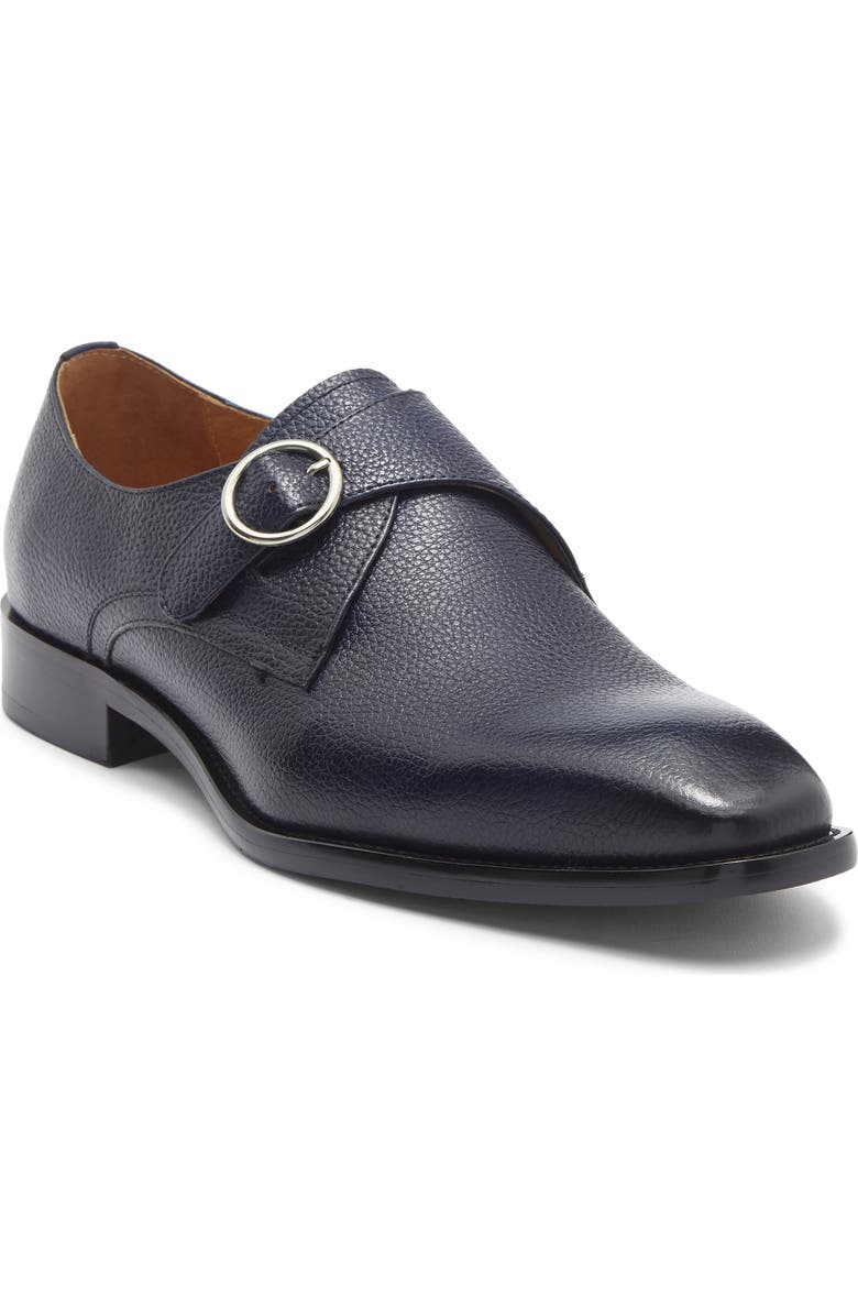 Maison Forte Vero Monk Shoe, Main, color, Navy