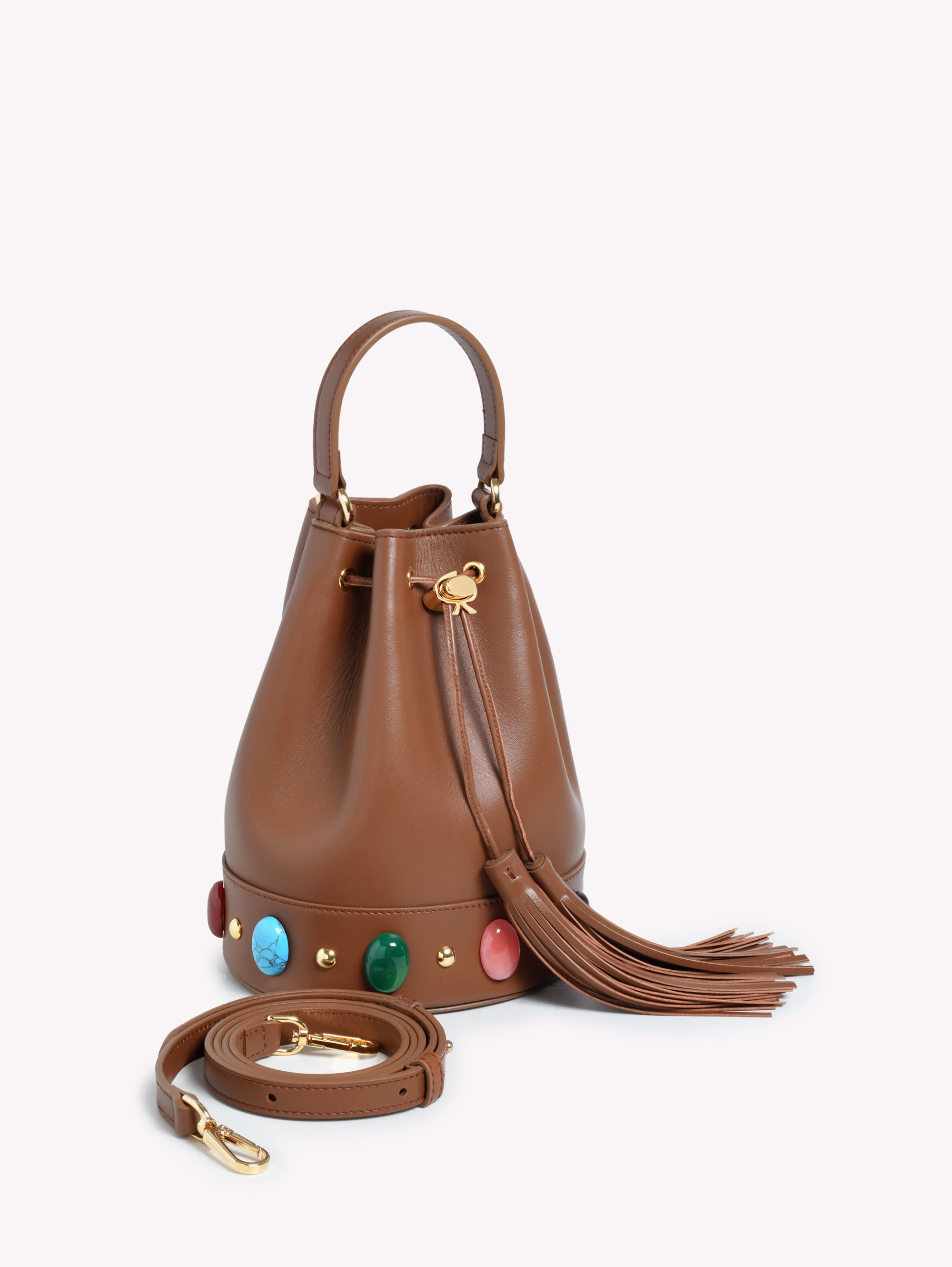 Gianvito Rossi Sienna Shanti Bag, Alternate, color, Brown Raffia And Leather