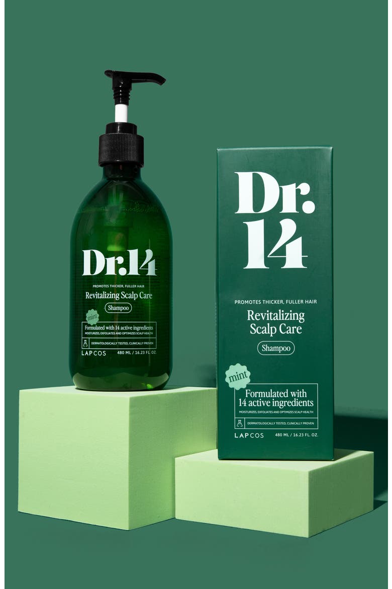 Dr.14 Revitalizing Scalp Care Shampoo, Alternate, color, GREEN