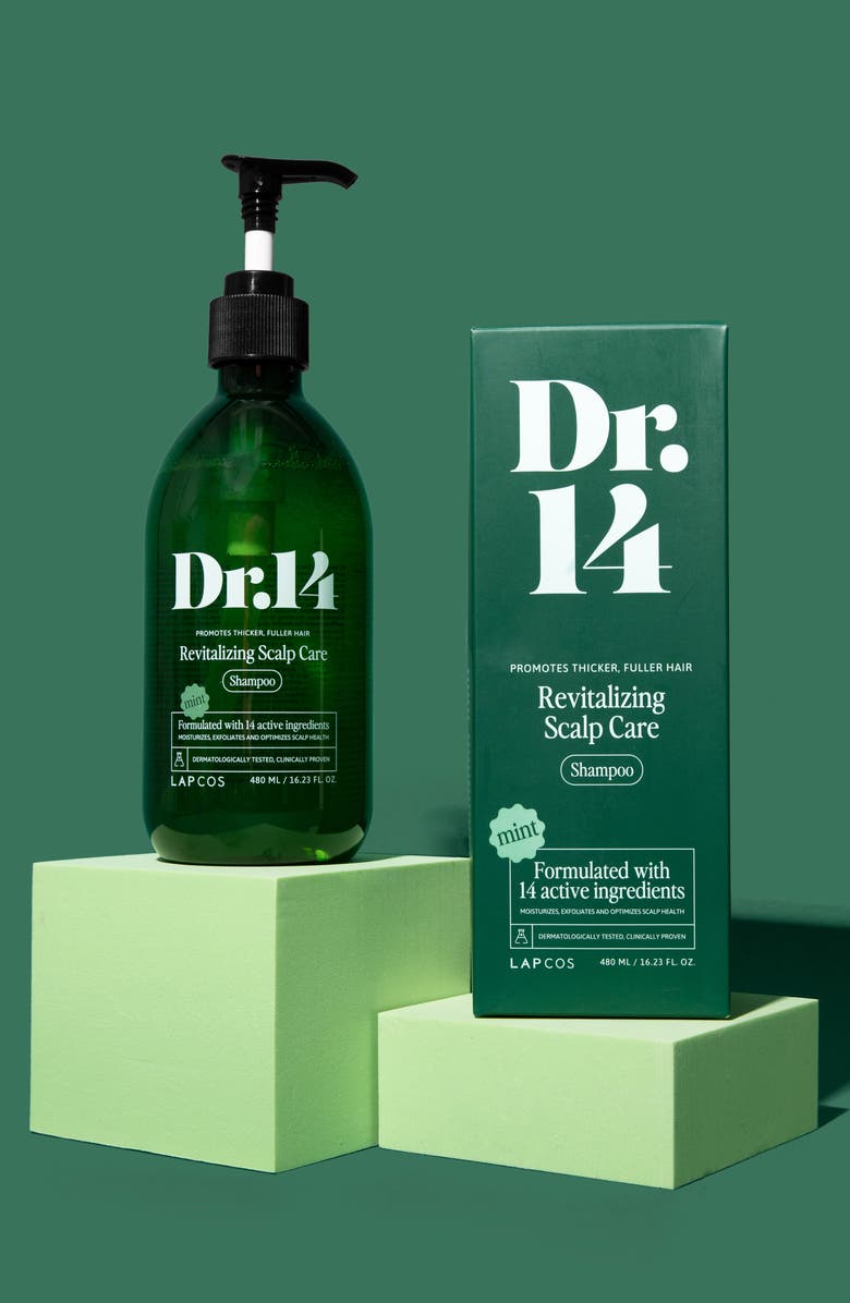 LAPCOS Dr.14 Revitalizing Scalp Care Shampoo, Alternate, color, Green