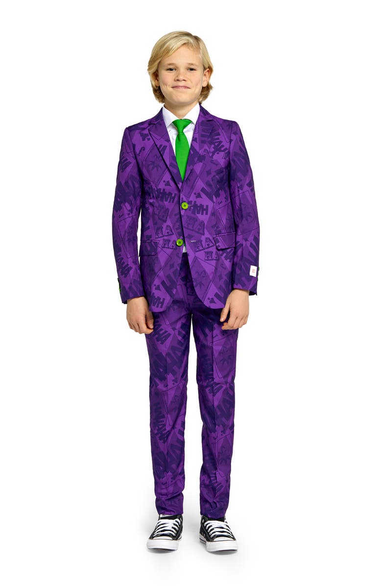 OppoSuits Kids' Batman<sup>™</sup> The Joker Two-Piece Suit with Tie, Main, color, 