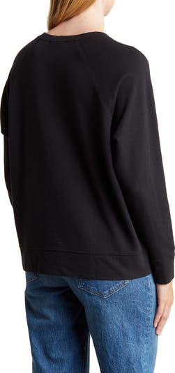 Cotton French Terry Relaxed Sweater