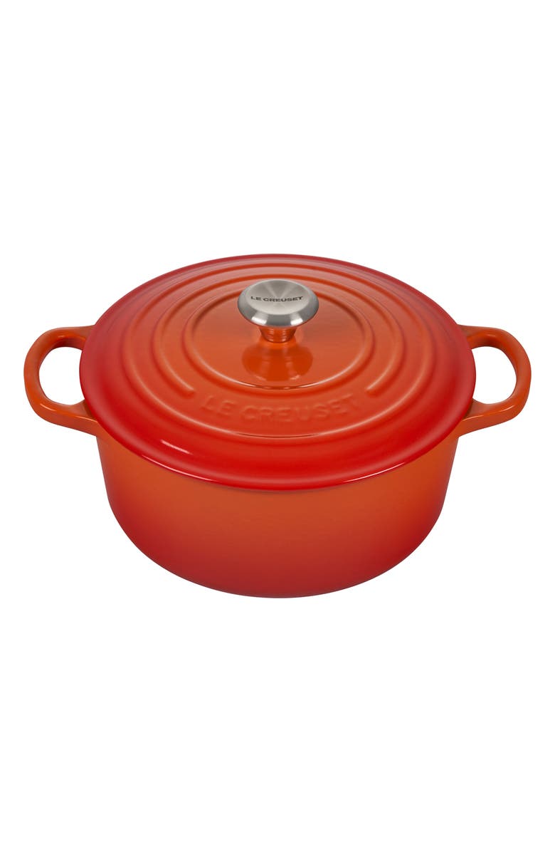 Le Creuset 3 1/2-Quart Signature Round Enamel Cast Iron French/Dutch Oven, Main, color,