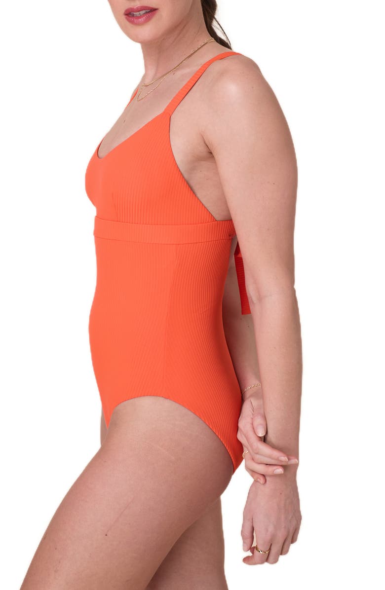 Andie Honolulu One-Piece Swimsuit, Alternate, color, Vermillion