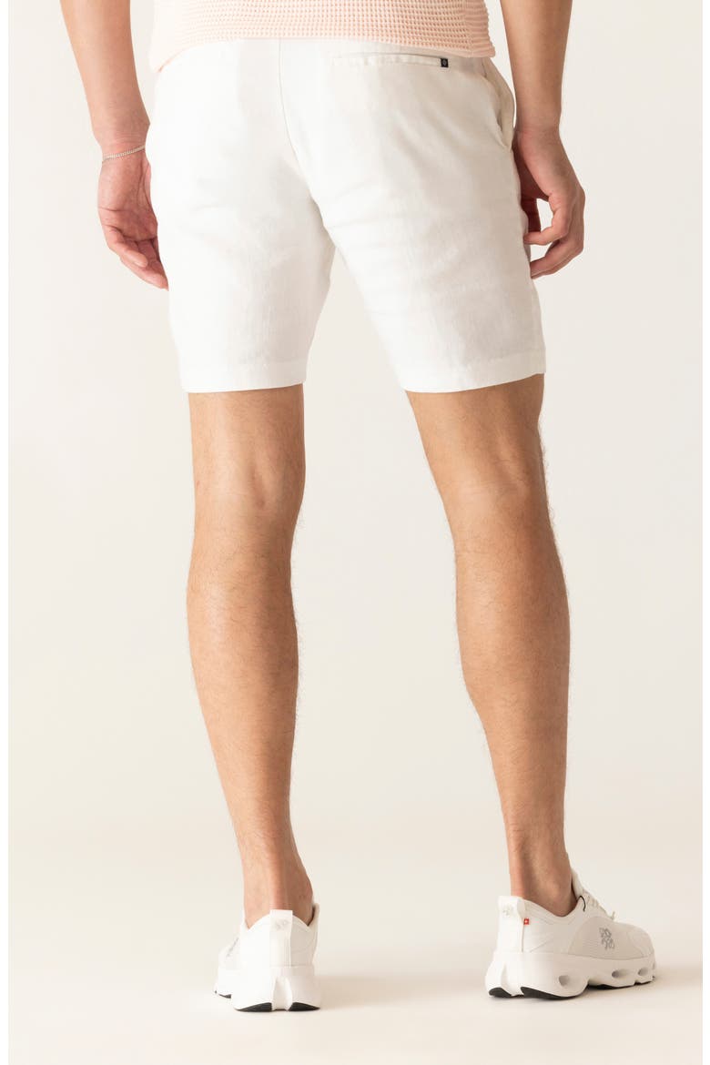 Oasis 8.5-Inch Linen Blend Bermuda Shorts, Alternate, color, WHITE