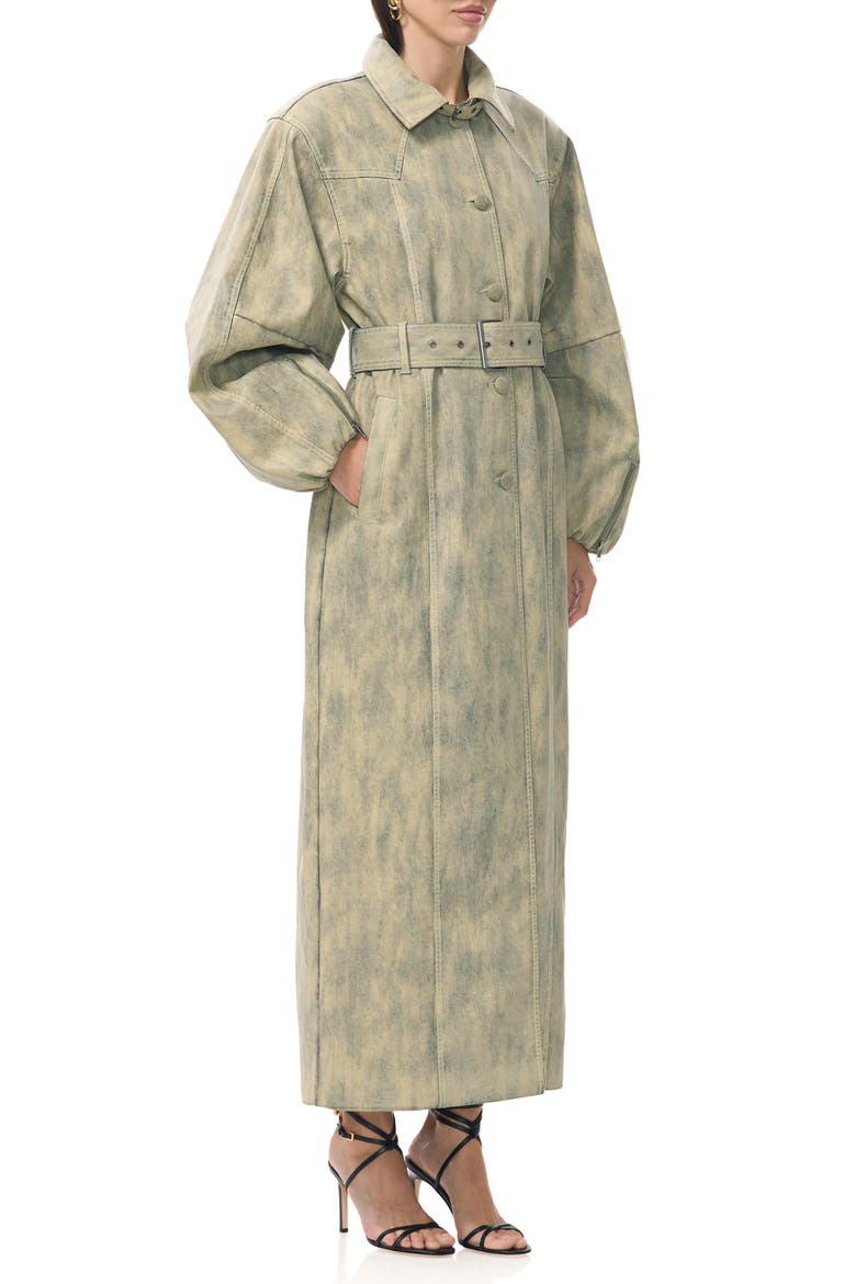 Carrington Denim Trench Coat, Alternate, color, CUSTARD CREAM