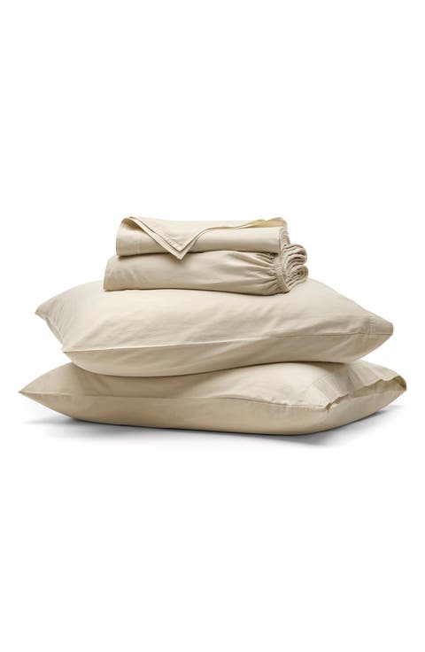 Signature Vintage Washed Organic Cotton Sheet Set