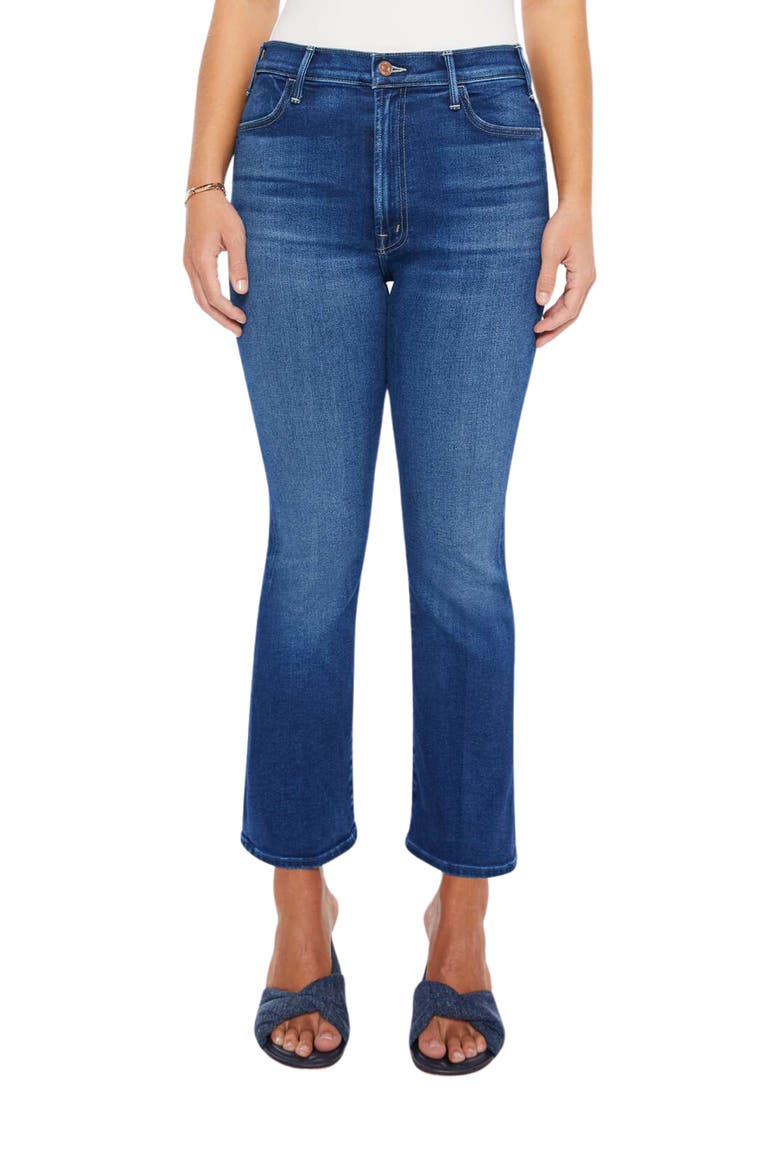 The Hustler High Waist Ankle Bootcut Jeans, Main, color, TAKING CHANCES