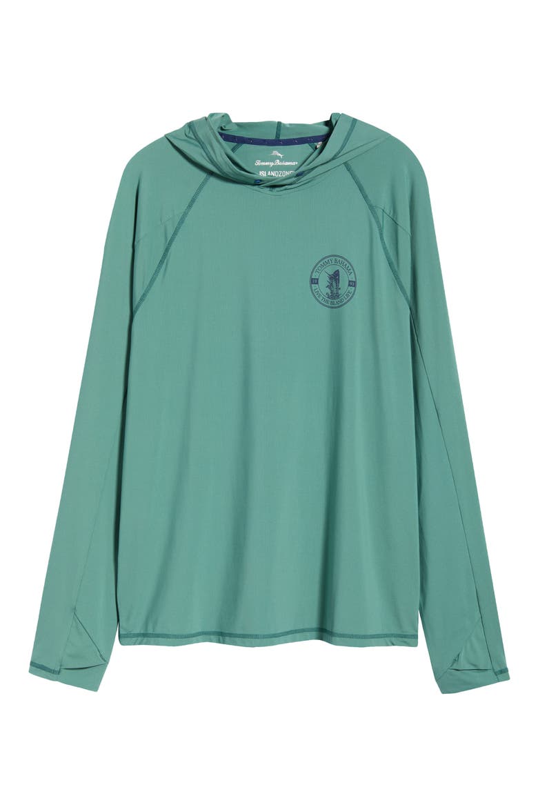 Chill Time Drifter IslandZone® Hooded Rashguard, Alternate, color, DK SPA