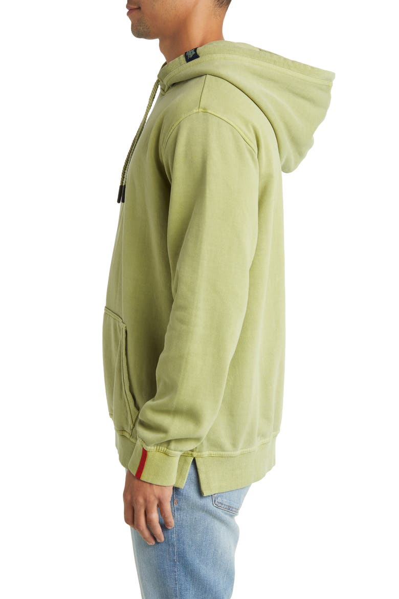 Fleece Hoodie, Alternate, color, SAGE