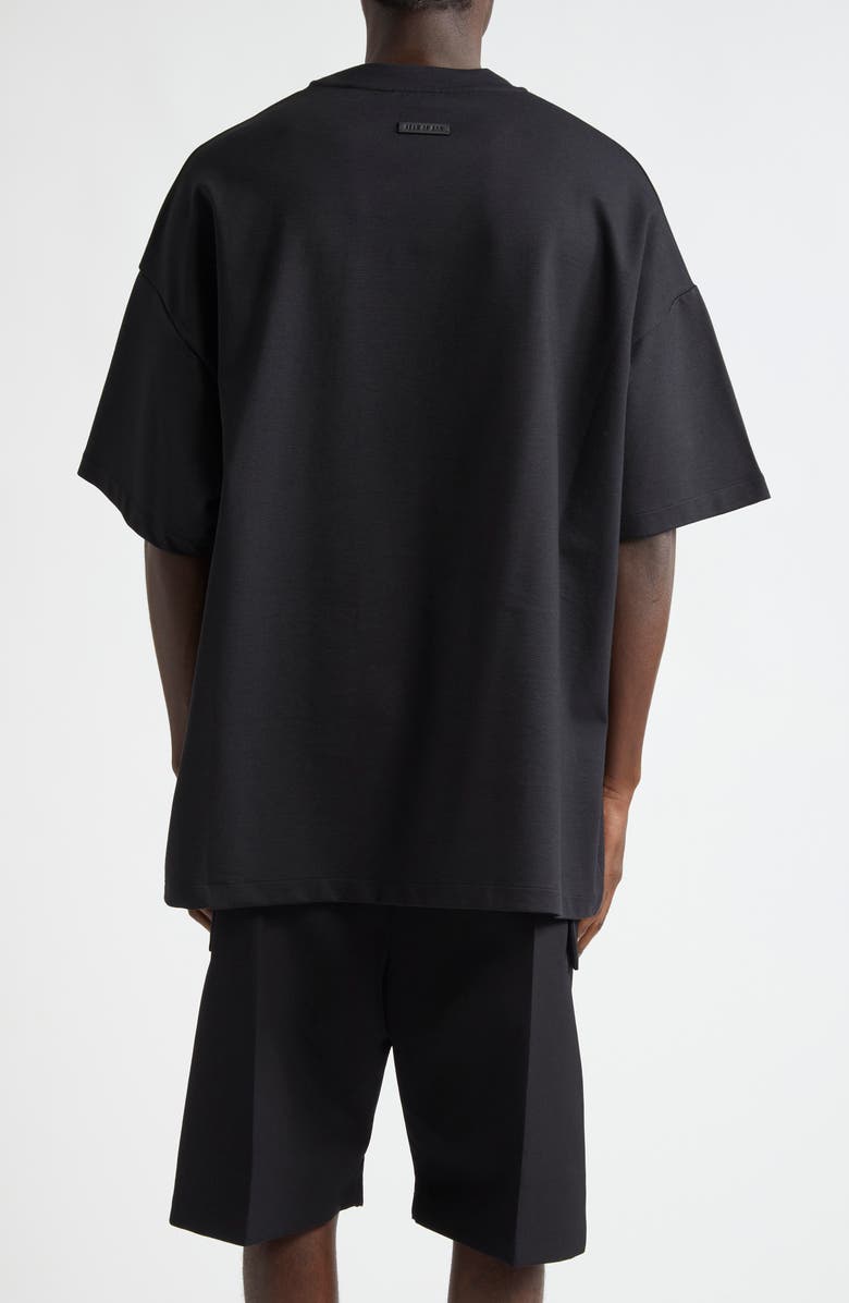 Fear of God Milano Jersey Crewneck T-Shirt, Alternate, color, Black