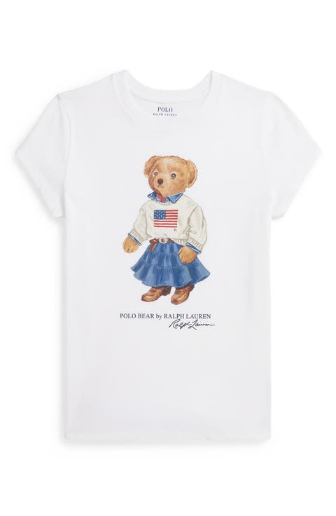 Kids' Polo Bear Cotton Graphic T-Shirt (Big Kid)