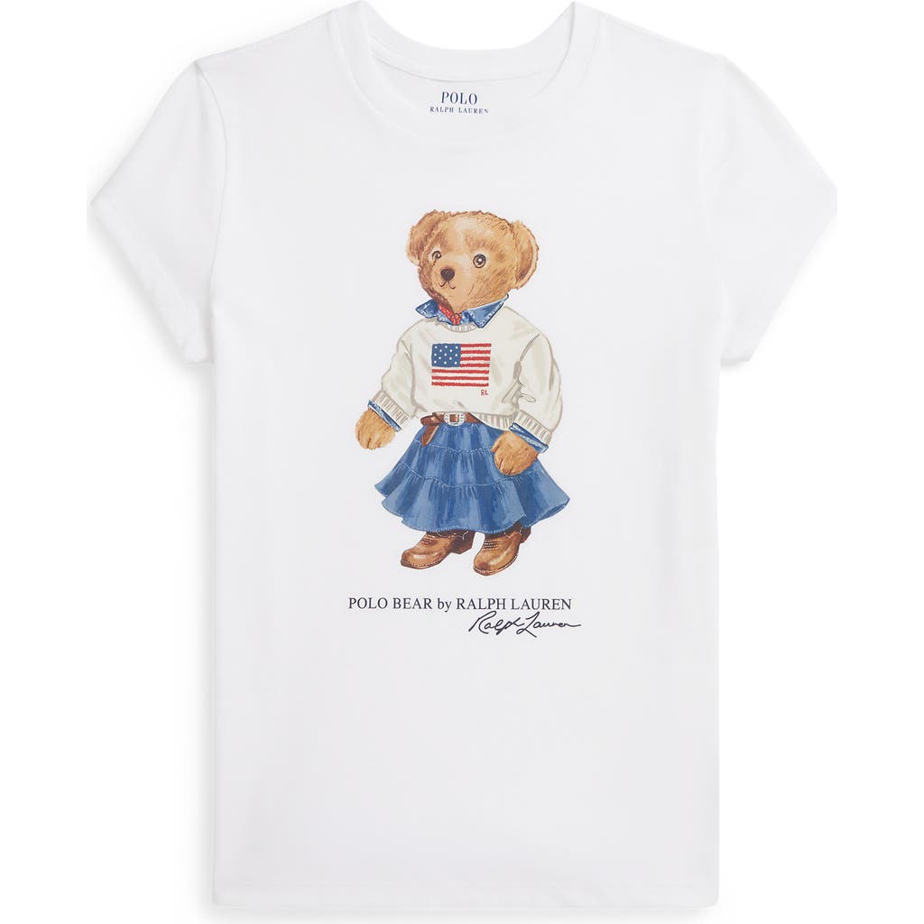 Polo Ralph Lauren Bear-print T-shirt In White