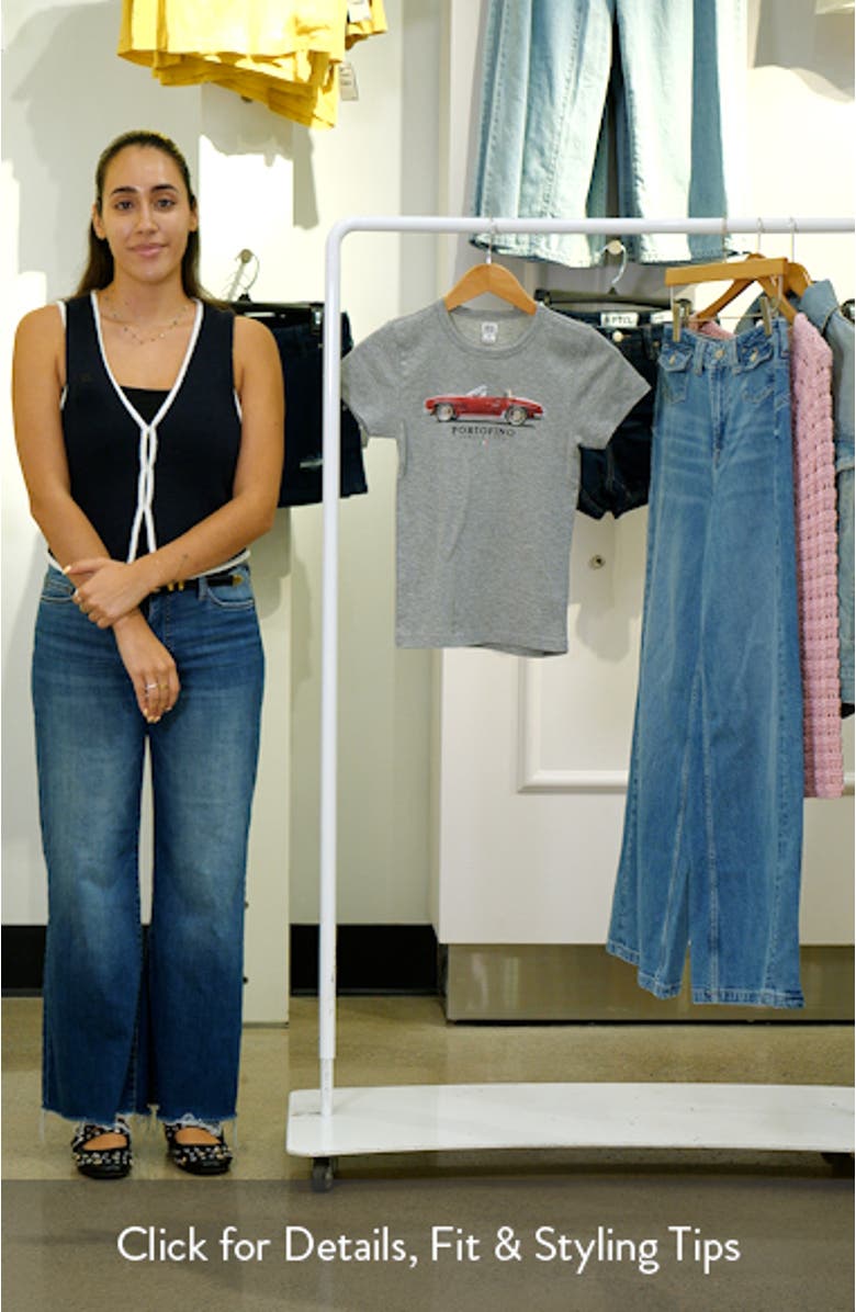 Portofino Cotton Graphic Baby Tee, sales video thumbnail