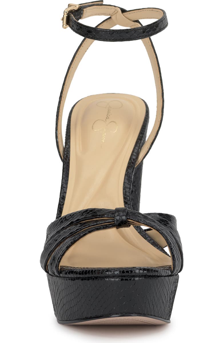 Jessica Simpson Ilaria Ankle Strap Platform Sandal, Alternate, color, Black
