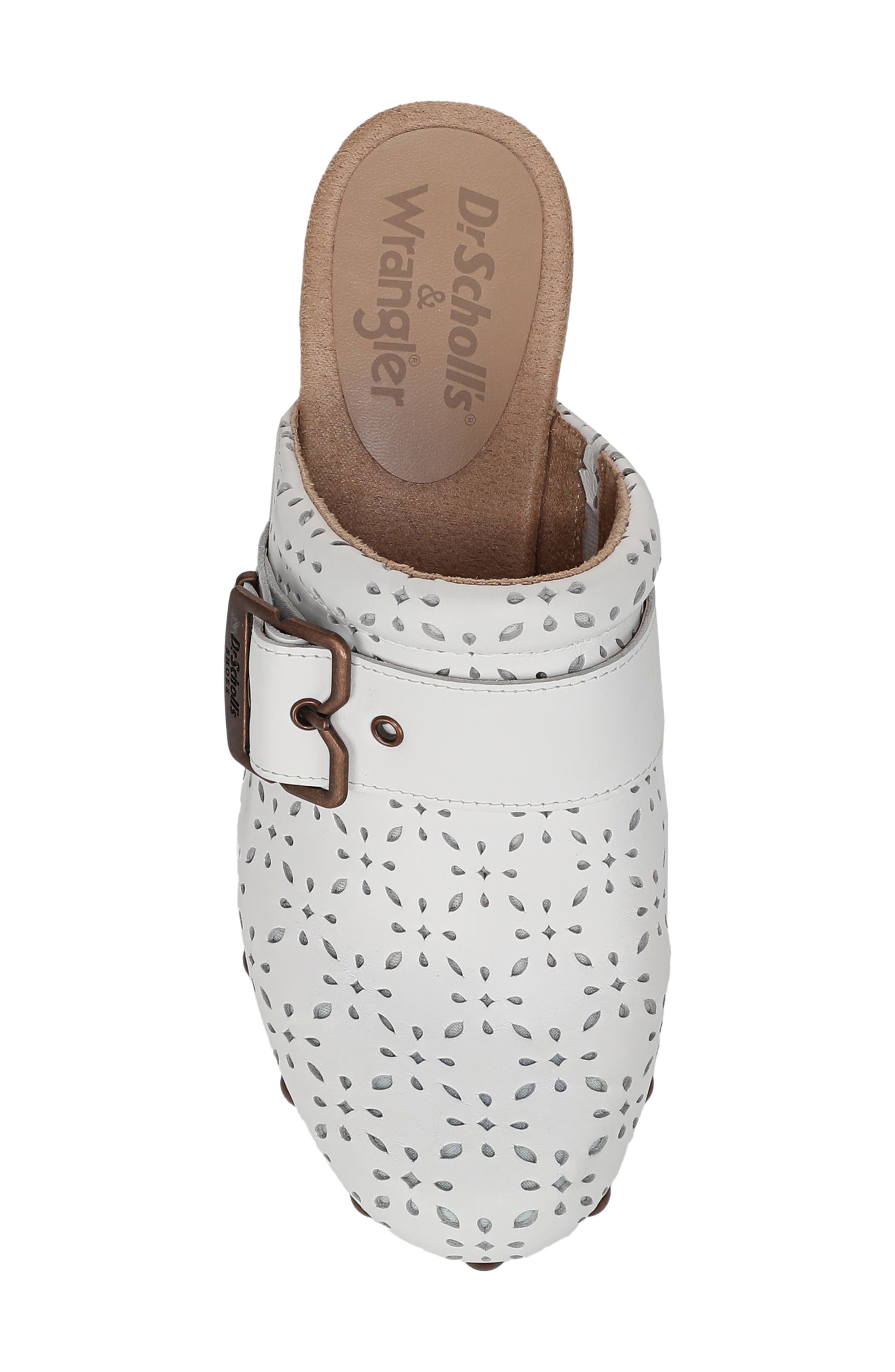 Dr. Scholl's Original Ranch Platform Clog, Alternate, color, White