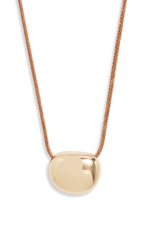 Polished Orb Cord Necklace