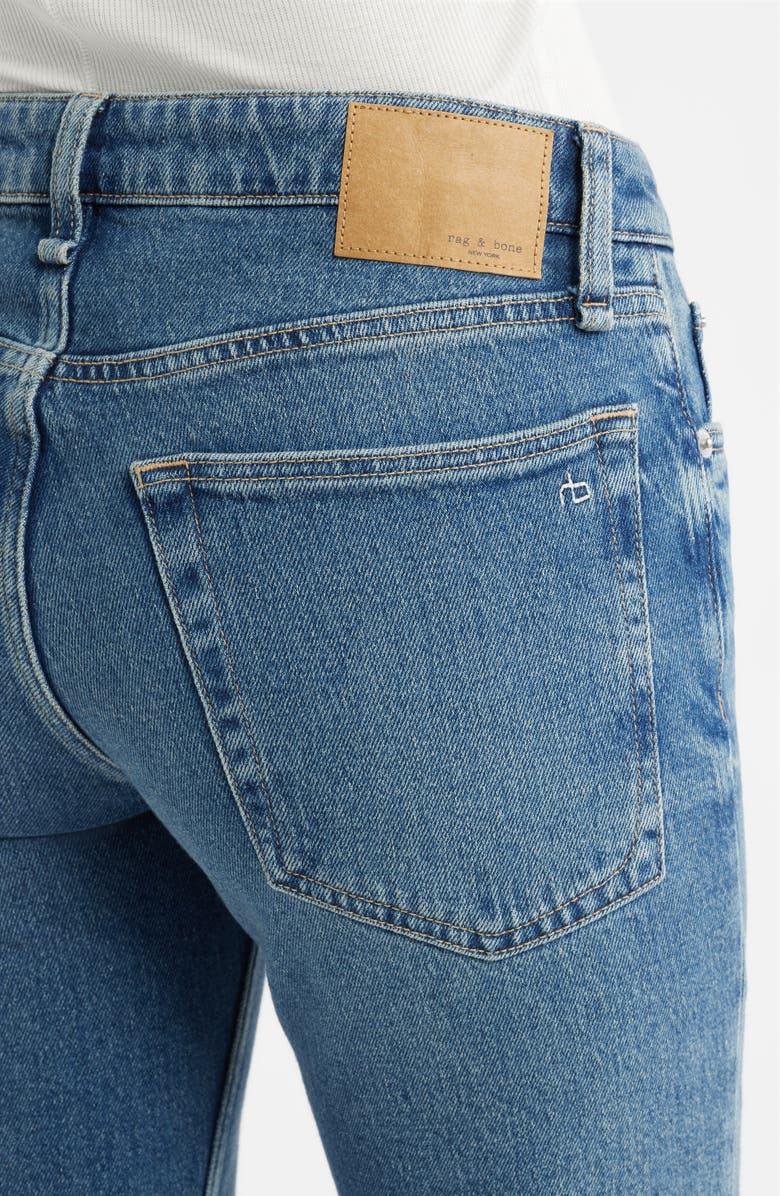 rag & bone Harlow Low Rise Ankle Straight Leg Jeans, Alternate, color, Easton