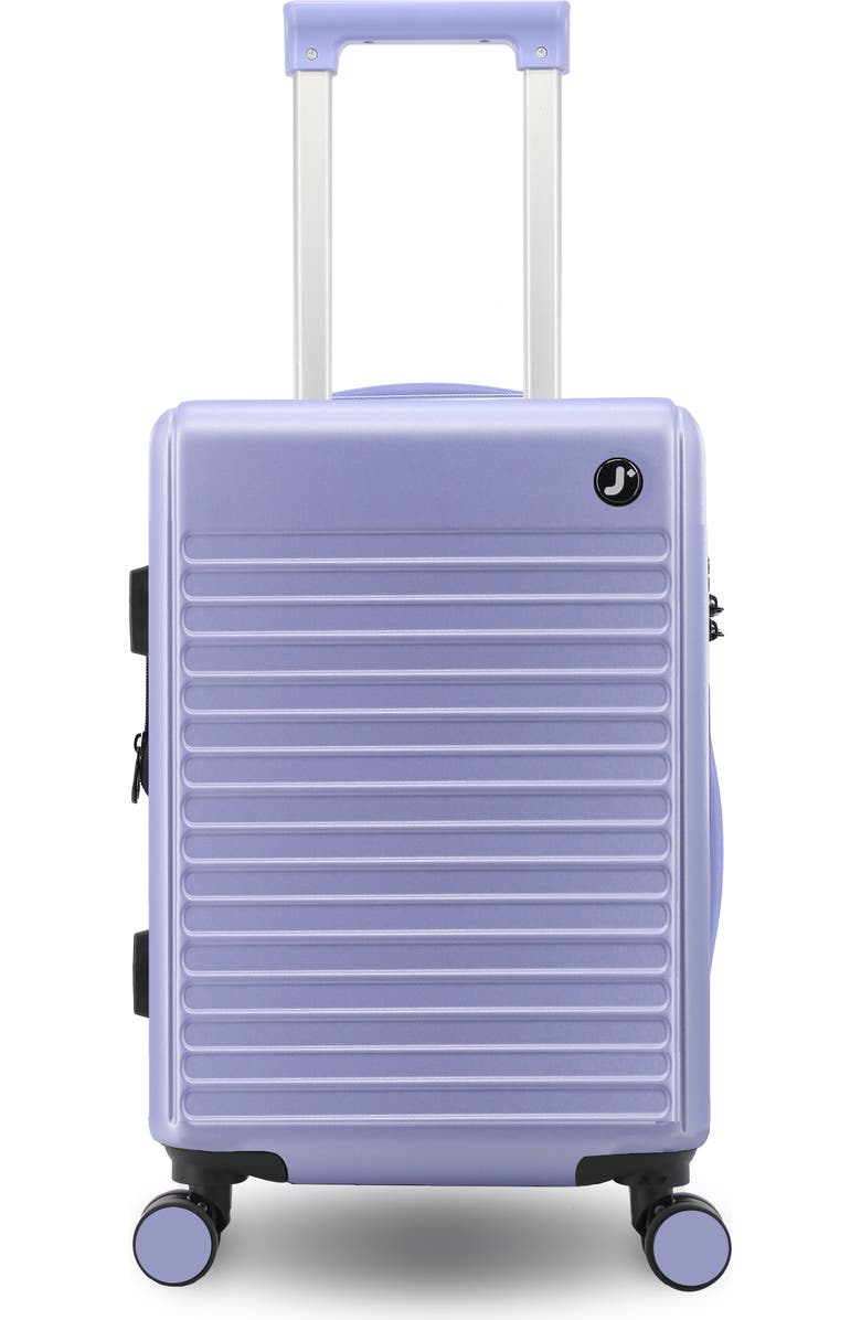 J World North Hardside Carry-on Luggage 20'', Main, color, Misty Purple