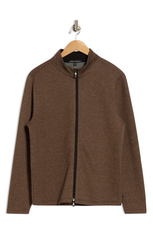 Robert Barakett Salvado Full Zip Jacket In Brown