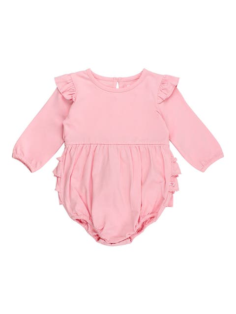 Long Sleeve Flutter Bubble Romper