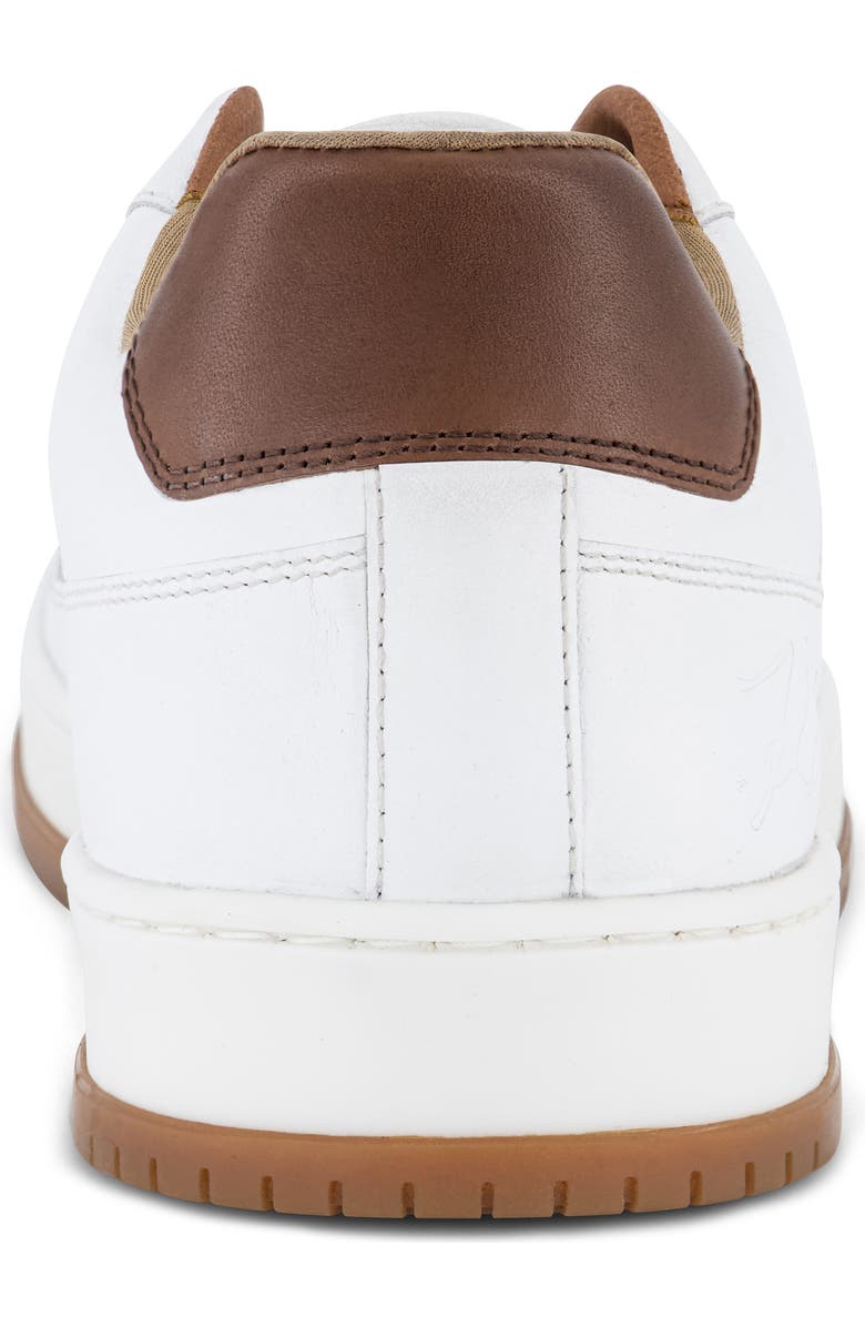 KARL LAGERFELD PARIS Raoul Perforated Leather Sneaker, Alternate, color, White