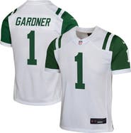 Nike Youth Nike Ahmad Sauce Gardner White New York Jets Classic Alternate Game Jersey