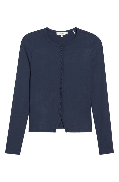The Rib Splay Stretch Modal Cardigan