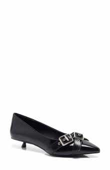 Free People So '90s Pointed Toe Kitten Heel Pump