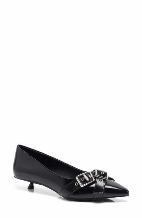 Free People So '90s Pointed Toe Kitten Heel Pump