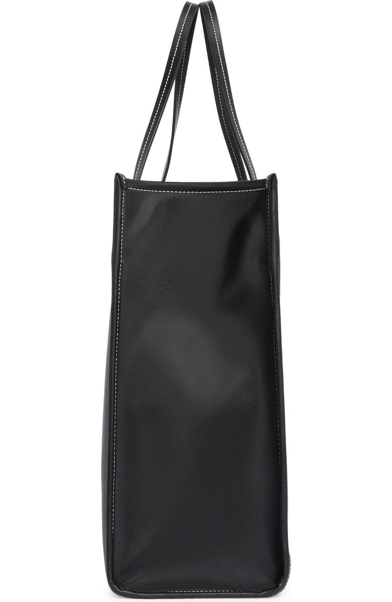 Off-White Large Boxy Denim Tote Bag, Alternate, color, Black