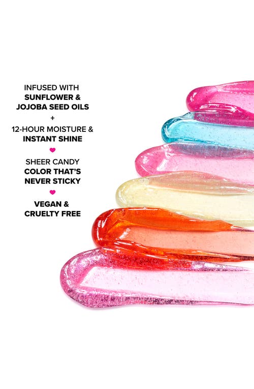 Too Faced Kissing Jelly Non-sticky Lip Oil Gloss Cherry Cheesecake 0.15 oz / 4 ml In Cherry Pie