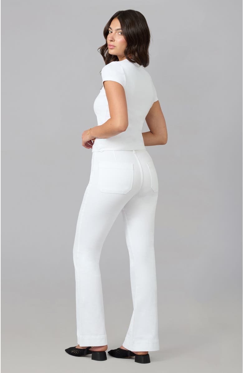 Lola Jeans Alice High Rise Flare Jeans, Alternate, color, White