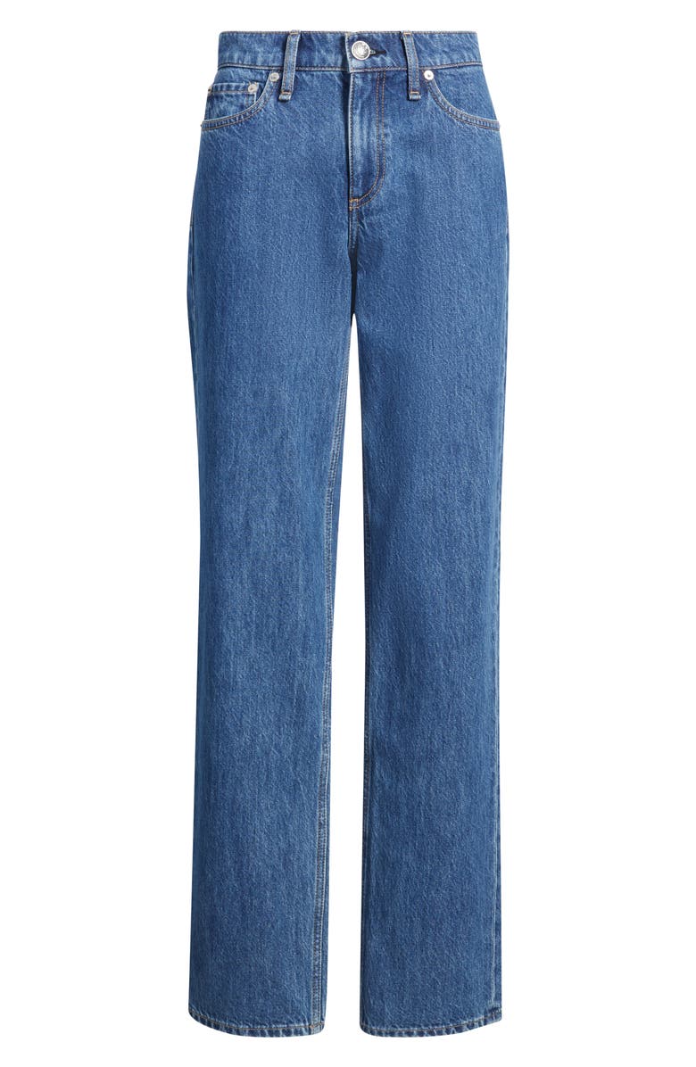 rag & bone Harlow Low Rise Straight Leg Jeans, Alternate, color, Park